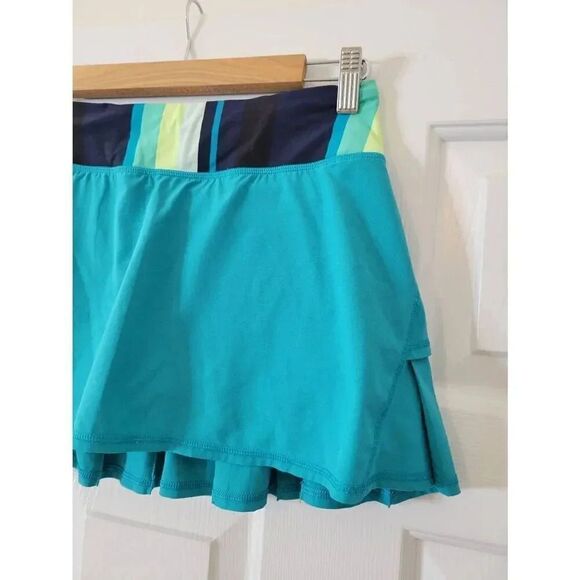 Lululemon Run Pace Setter Skirt Surge / Assorted Stripe Surge 4 - Picture 4 of 11